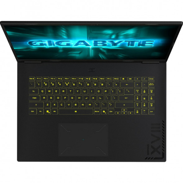 Ноутбук Gigabyte Gaming A18 GA83H (18&amp;quot;, IPS, AMD Ryzen 7 260 3.8ГГц, 8 ядер, 16ГБ DDR5, 512ГБ SSD, NVIDIA GeForce RTX 5050 8 ГБ,  без ОС), черный  в Новосибирске