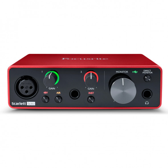 Внешняя звуковая карта FOCUSRITE Scarlett Solo 3rd Gen в Новосибирске