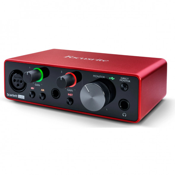 Внешняя звуковая карта FOCUSRITE Scarlett Solo 3rd Gen в Новосибирске