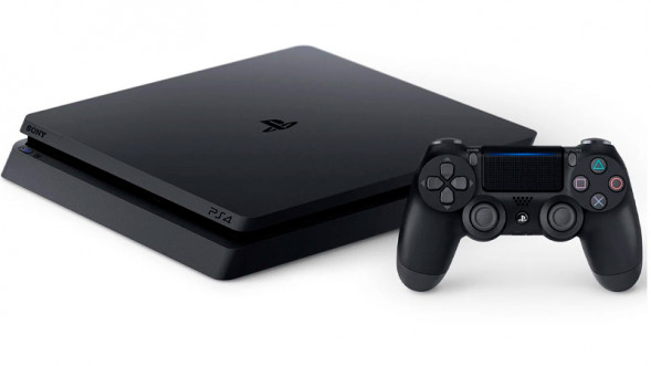Игровая приставка Sony PlayStation 4 Slim 500 ГБ HDD, черный в Новосибирске