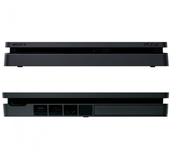 Игровая приставка Sony PlayStation 4 Slim 500 ГБ HDD, черный в Новосибирске