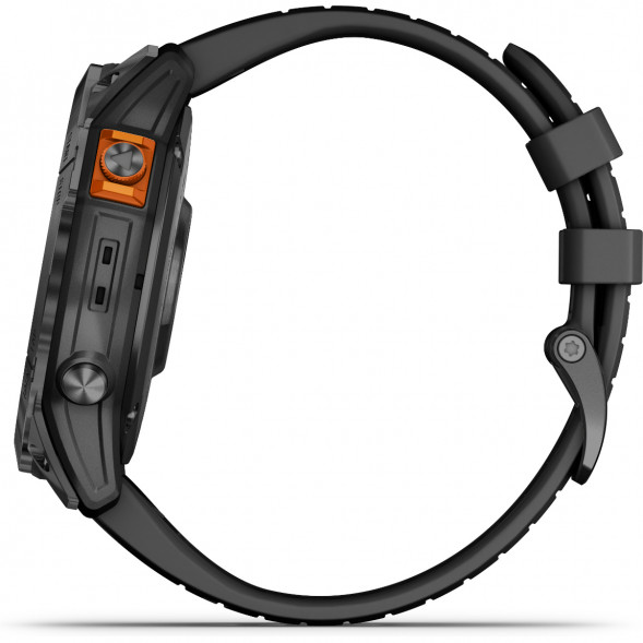Умные часы Garmin Fenix 7X Solar серый с черным ремешком 010-02541-01 в Новосибирске