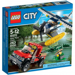 Конструктор LEGO City 60070 Погоня на полицейском гидроплане