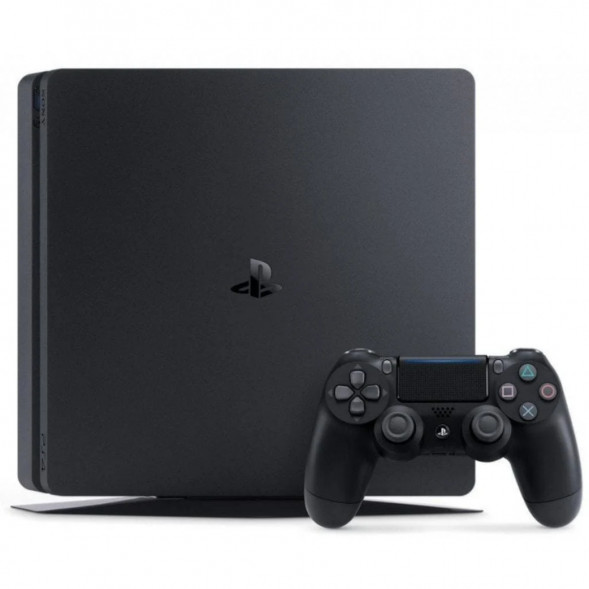 Игровая приставка Sony PlayStation 4 Slim 1TB black в Новосибирске