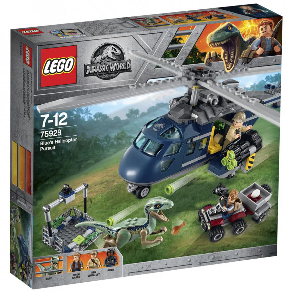 Конструктор LEGO Jurassic World 75928 Погоня за Блю на вертолёте  в Новосибирске