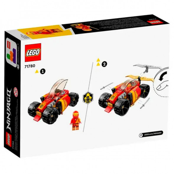 Конструктор LEGO Ninjago 71780 Гоночный автомобиль ниндзя Кая в Новосибирске