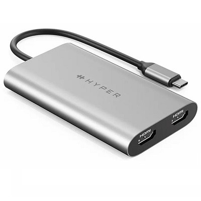 Адаптер HyperDrive Dual 4K HDMI для MacBook M1/M2 в Новосибирске