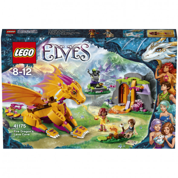 Конструктор LEGO Elves 41175 Лавовая пещера дракона огня в Новосибирске