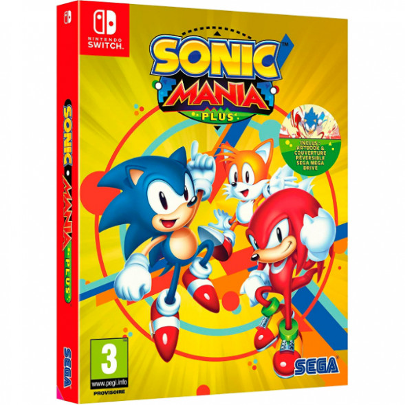 Sonic Mania Plus + Артбук (Nintendo Switch, Английская версия) в Новосибирске