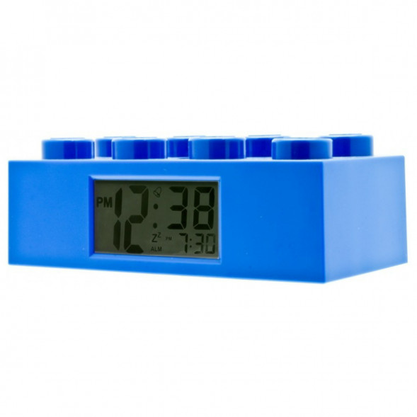 Будильник LEGO 9002151 Кирпичик, синий в Новосибирске