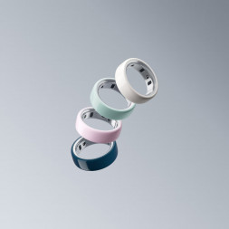 Умное кольцо Oura Ring 4 Ceramic (размер 4), Темная ночь/Midnight