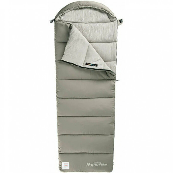 Спальный мешок Naturehike Envelope M180 (левый), зелёный в Новосибирске