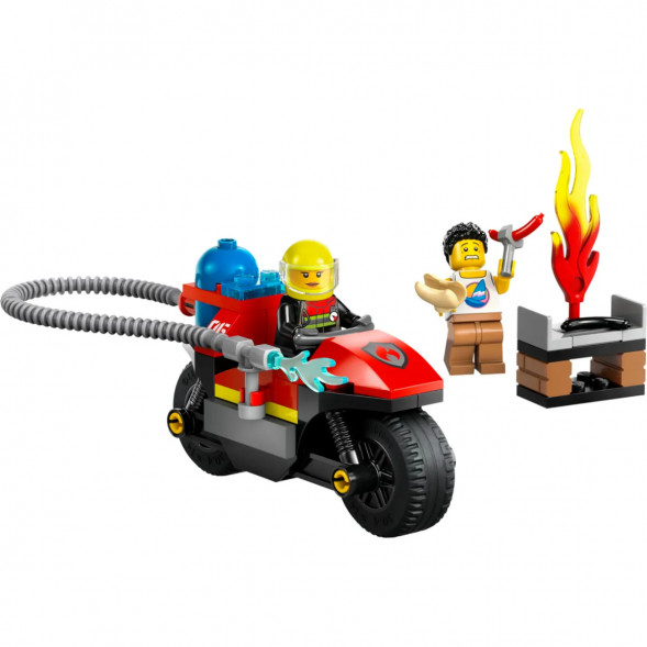Конструктор LEGO City 60410 Пожарно-спасательный мотоцикл в Новосибирске