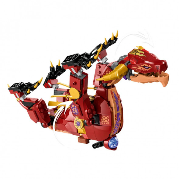 Конструктор LEGO Ninjago 71793 Лавовый дракон-трансформер в Новосибирске