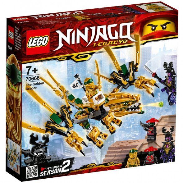 Конструктор LEGO Ninjago 70666 Золотой Дракон в Новосибирске