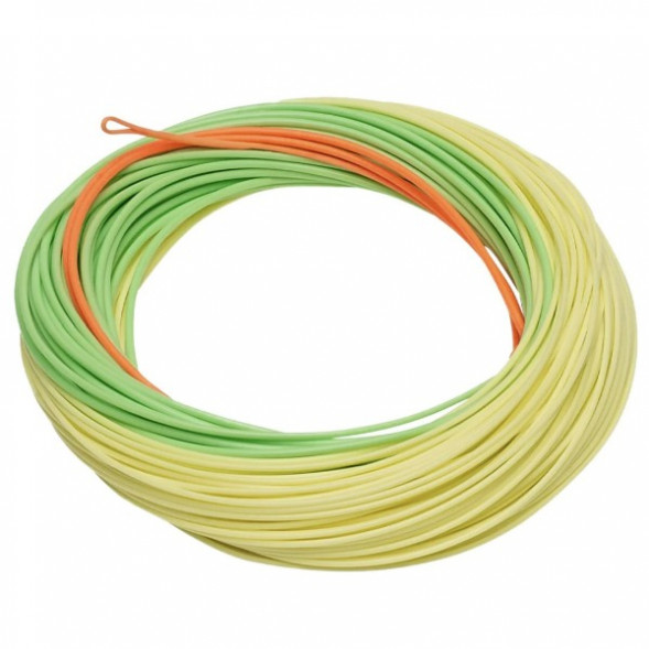 Леска RIO Elite Stillwater Floater WF7F, Orange/Green/Yellow в Новосибирске