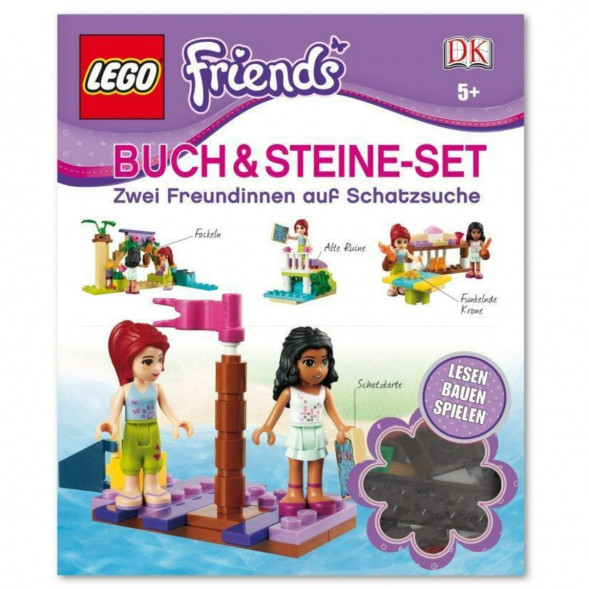 Книга и набор кубиков LEGO Friends Buch &amp;amp; Steine-Set Zwei Freundinnen auf Schatzsuche в Новосибирске