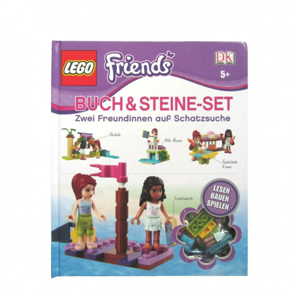 Книга и набор кубиков LEGO Friends Buch &amp;amp; Steine-Set Zwei Freundinnen auf Schatzsuche в Новосибирске
