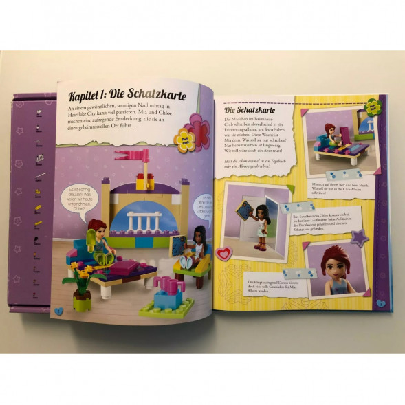 Книга и набор кубиков LEGO Friends Buch &amp;amp; Steine-Set Zwei Freundinnen auf Schatzsuche в Новосибирске