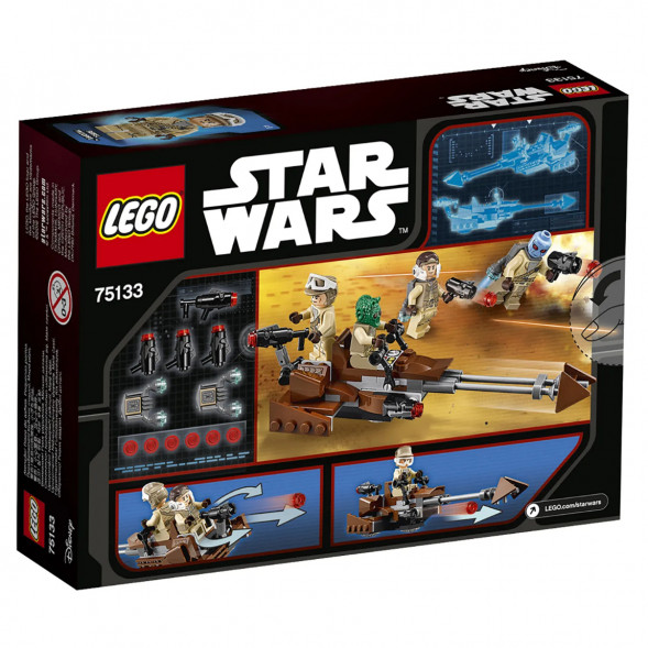 Конструктор LEGO Star Wars 75133 Боевой набор Повстанцев в Новосибирске