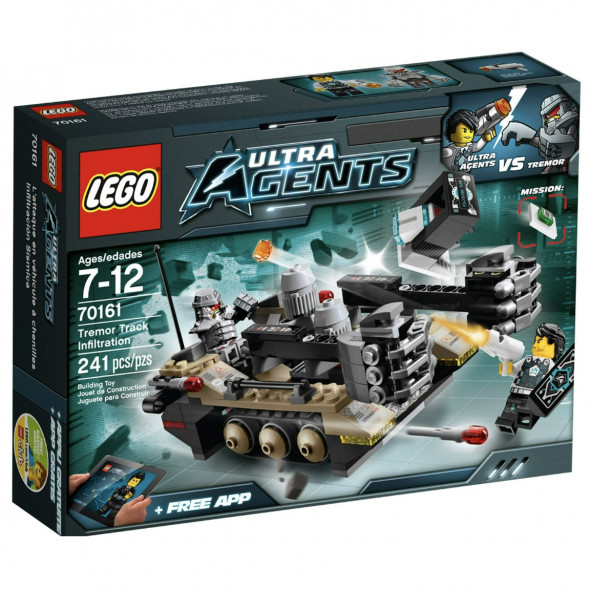 Конструктор LEGO Ultra Agents 70161 Проникновение гусеничного танка Тремора в Новосибирске