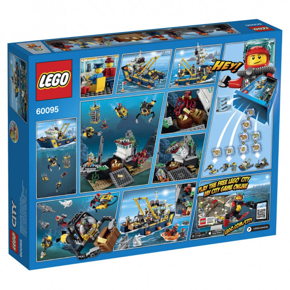 Конструктор LEGO City 60095 Корабль исследователей морских глубин в Новосибирске