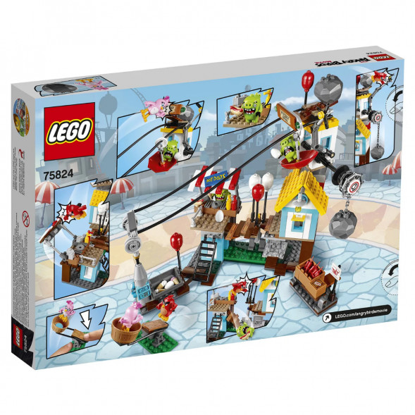 Конструктор LEGO Angry Birds 75824 Разгром Свинограда в Новосибирске