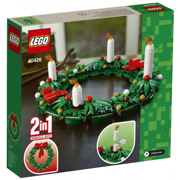 Конструктор LEGO 40426 Сувенирный набор «Рождественский венок» 2 в 1 в Новосибирске
