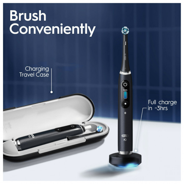 Электрическая зубная щетка Oral-B iO Series 9s (387071), Black Onyx в Новосибирске