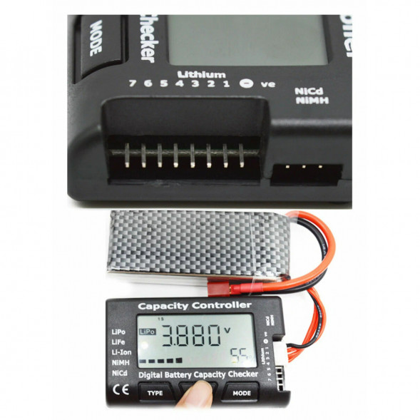 Тестер ёмкости аккумулятора CellMeter-7 с функцией балансировки ячеек в Новосибирске