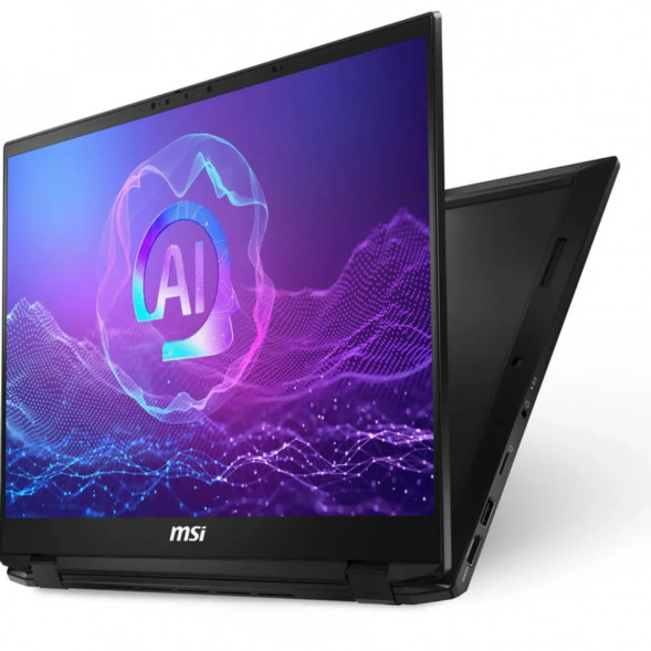 Ноутбук трансформер MSI Summit Pro 16 AI A2HVETG-084RU (16&amp;quot;, IPS, Intel Core Ultra 9 285H 2.9ГГц, 16 ядер, 32ГБ LPDDR5, 1ТБ SSD, NVIDIA GeForce RTX 4050 - 6 ГБ, Windows 11 Pro), черный в Новосибирске