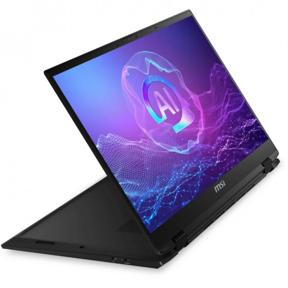 Ноутбук трансформер MSI Summit Pro 16 AI A2HVETG-084RU (16&amp;quot;, IPS, Intel Core Ultra 9 285H 2.9ГГц, 16 ядер, 32ГБ LPDDR5, 1ТБ SSD, NVIDIA GeForce RTX 4050 - 6 ГБ, Windows 11 Pro), черный в Новосибирске