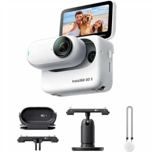 Экшн-камера Insta360 GO 3 Action Kit 64 GB, Arctic White в Новосибирске