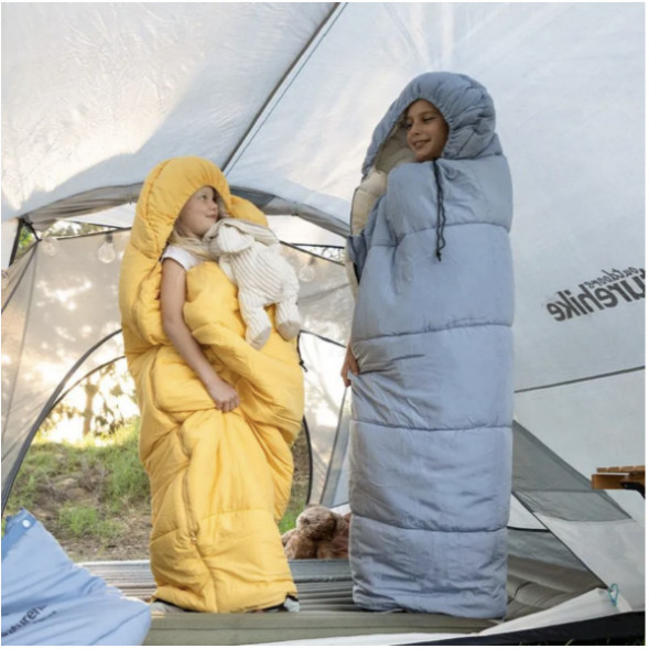 Спальный мешок Naturehike C180 (190x75см), желтый в Новосибирске