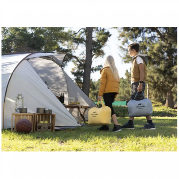 Спальный мешок Naturehike C180 (190x75см), желтый в Новосибирске