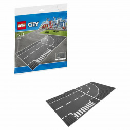 Конструктор LEGO City 7281 Т-образный перекрёсток и поворот