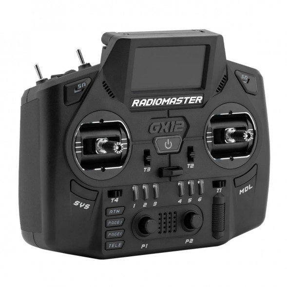 Пульт RadioMaster GX12 ELRS 915Мгц/2.4Ггц  (Без АКБ) в Новосибирске