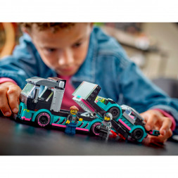 Конструктор LEGO City 60406 Гоночный автомобиль и автовоз