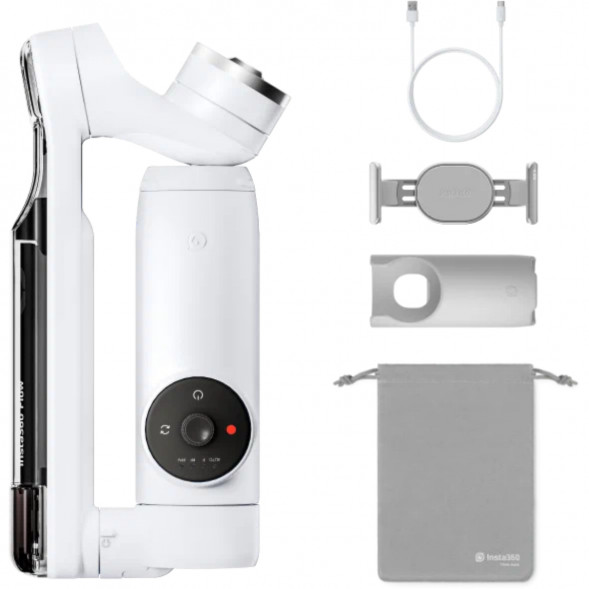 Cтабилизатор для смартфона Insta360 Flow Standalone Summit White, белый в Новосибирске