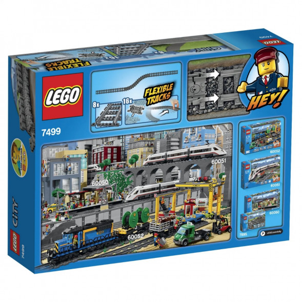 Конструктор LEGO City Trains 7499 Гибкие пути в Новосибирске