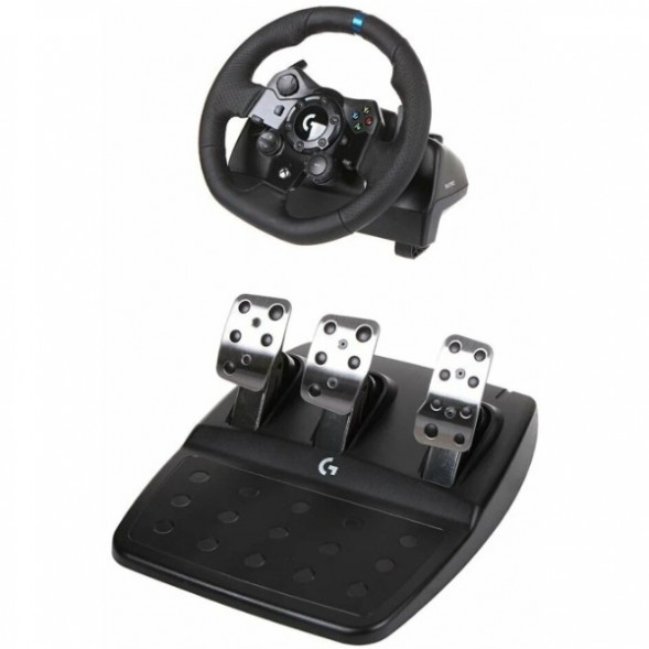 Комплект Logitech G923 Trueforce (PC, Xbox Series X, S, One), черный в Новосибирске