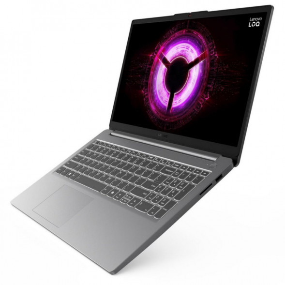 Ноутбук Lenovo LOQ 15ARP10E (83S0007FUS) (15.6&amp;quot;, IPS, AMD Ryzen 7 170 3.2 ГГц, 8 ядер, 16 ГБ DDR5, SSD 512 ГБ, NVIDIA  GeForce RTX 4050 - 6 ГБ, Windows 11 Home), серый в Новосибирске