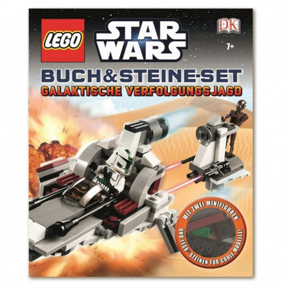 Книга и набор кубиков LEGO Star Wars Buch &amp;amp; Steine-Set: Galaktische Verfolgungsjagd в Новосибирске