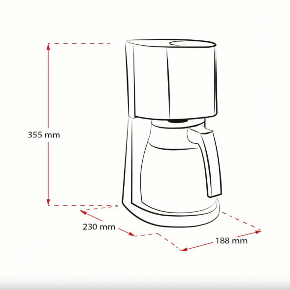 Кофеварка капельная Melitta Enjoy Top Therm, черная в Новосибирске
