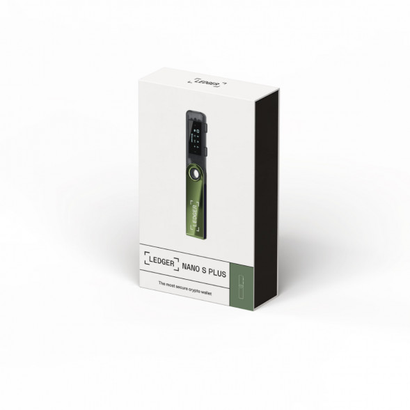 Криптокошелек Ledger Nano S Plus 1 шт., Oxidate Green в Новосибирске