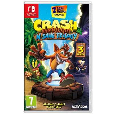 Игра Crash Bandicoot N-Sane Trilogy для (Switch, английский язык) в Новосибирске