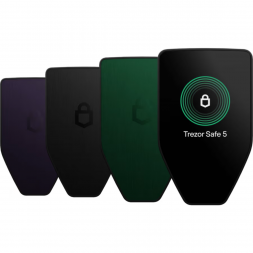 Аппаратный криптокошелек Trezor Safe 5, Green Beryl