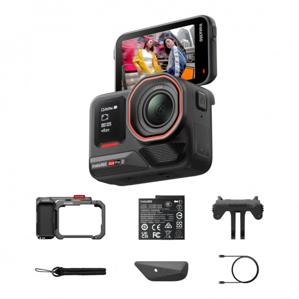 Экшн-камера Insta360 Ace Pro 2 Single Battery Xplorer Bundle, Gray в Новосибирске