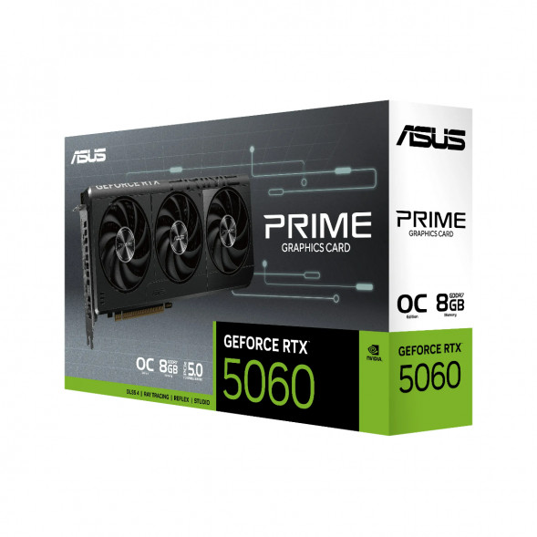 Видеокарта ASUS GeForce RTX 5060 Prime OC 8Gb (PRIME-RTX5060-O8G) в Новосибирске