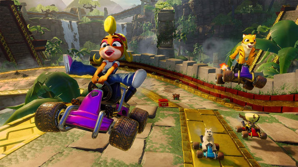 Игра Crash Team Racing Nitro-Fueled для Nintendo Switch, картридж в Новосибирске